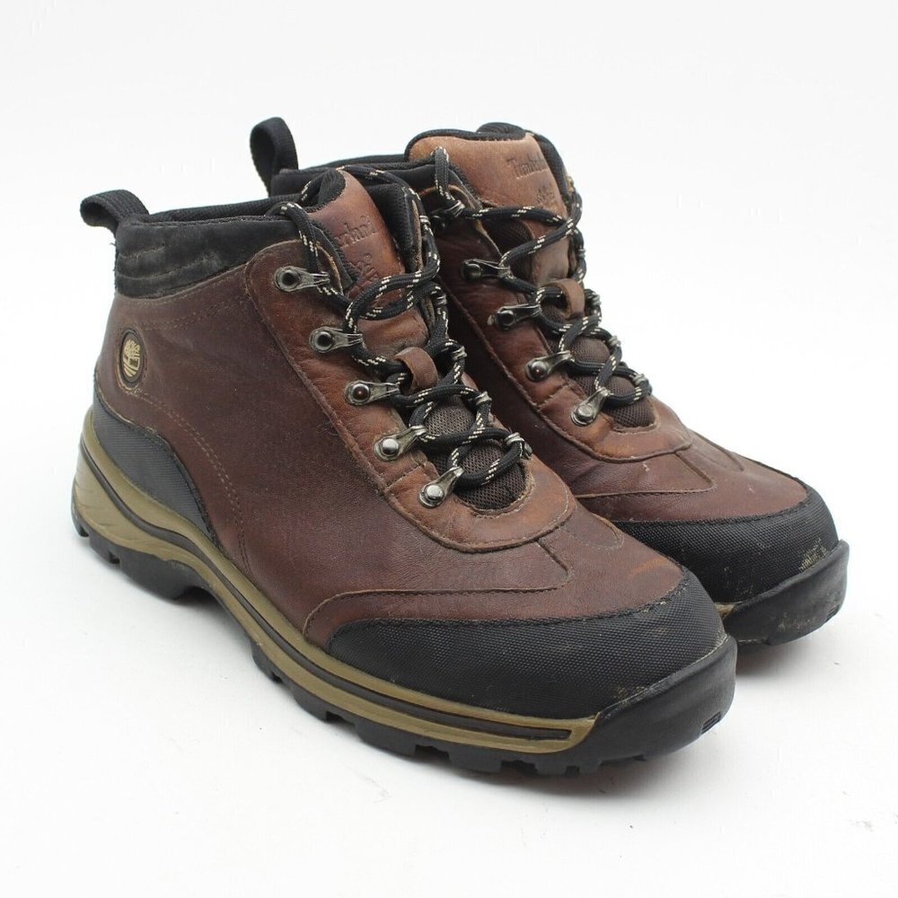 Timberland Brown Leather Hiking Ankle Trail Boots